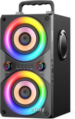 Bluetooth Speaker 100W Portable Big Powerful Deep Bass Loud Sound Wireless Boomb