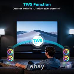 Bluetooth Speaker 100W Portable Big Powerful Deep Bass Loud Sound Wireless Boomb