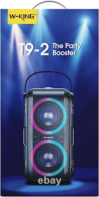 Bluetooth Speaker Loud- (180W PEAK)80W Super Bass, Huge 105Db Sound, Portable Pa