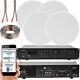 Bluetooth Stereo Sound System 100w Low Profile Ceiling Speaker Channel Hifi Amp