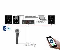 Bluetooth Wall PA 4 Speaker System + USB SD Wireless Music Stereo Amplifier Kit