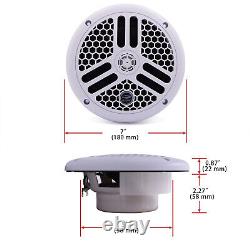 Boat Radio Gauge Style Stereo Marine Bluetooth Headunit and 6.5'' 240W Speakers