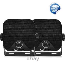 Boat Stereo Bluetooth Waterproof Receiver + 4inch 120W Speakers + FM AM Antenna
