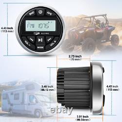 Boat Stereo Marine Audio Bluetooth Receiver + 6.5'' 240W Speakers + Antenna