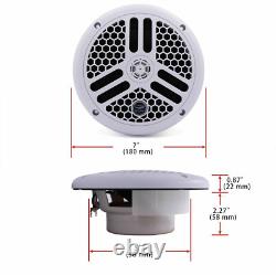 Boat Stereo Marine Audio Bluetooth Receiver + 6.5'' 240W Speakers + Antenna