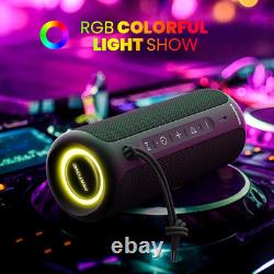 Boompro Bluetooth Speaker 36W Portable Speakers with Stereo Sound Bass, Bluetoot