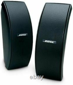 Bose 151 Outdoor External Speakers Full Stereo Music Sound Black NEW