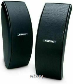 Bose Outdoor Speakers Full Stereo Music Sound Black NEW Fully Weatherproof
