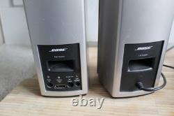 Bose companion 20/computer speakers/sound/stereo/BOSE/silver desktop speakers