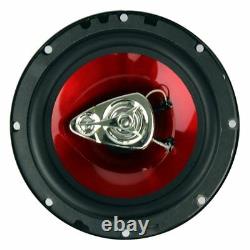 Boss 6.5 Inch 300 Watt 3-Way Car Coaxial Audio Stereo Speakers CH6530 (6 Pack)