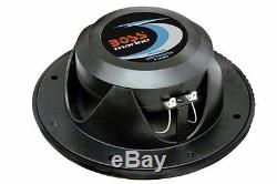 Boss Audio Mr60b 6.5 Black Pair 2-way 200w Marine Boat Outdoor Stereo Speakers