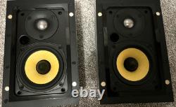 Bowers & Wilkins Fpm2 Stereo Cinema Surround Wall Ceiling Speakers Silver/ash