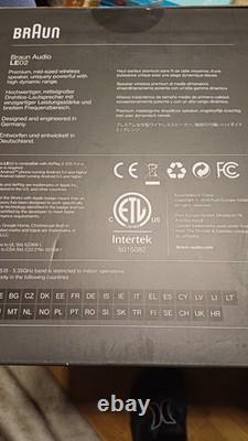 Braun Audio LE Series LE02 Stereo Speaker White