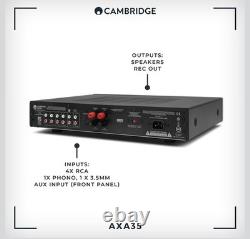 Cambridge Audio AXA35 Stereo Integrated Amplifier 35W Hi-Fi Amplifier with MM