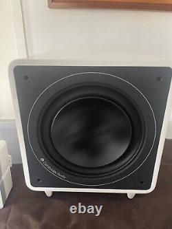 Cambridge Audio MINX X500 Subwoofer + Minx 22 Speakers White Immaculate