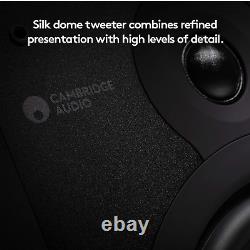 Cambridge Audio SX-60 Standmount Speakers 6.5 Woofer, 1 Silk Dome Tweeter M