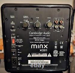 Cambridge Audio X201 200W Subwoofer Black + 3x Minx min 12 satellite speakers