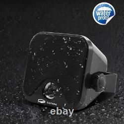 Car Bluetooth Stereo Audio Package with Waterproof Outdoor Hanging Speakers