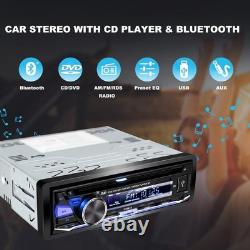 Car Stereo Bluetooth Speaker Portable Wireless Audio CD DVD Player with Remote