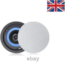 Compact 4 Inch Ceiling Speakers, 160W Lightweight Flush Mount Audio Solution