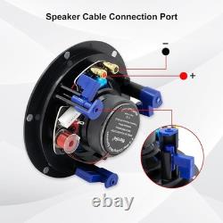 Compact 4 Inch Ceiling Speakers, 160W Lightweight Flush Mount Audio Solution