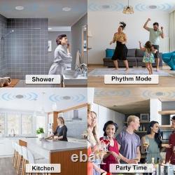 Compact 4 Inch Ceiling Speakers, 160W Lightweight Flush Mount Audio Solution