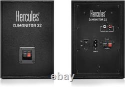 DJMonitor 32 Active Studio & DJ Speakers 3.5 Compact Monitors Black