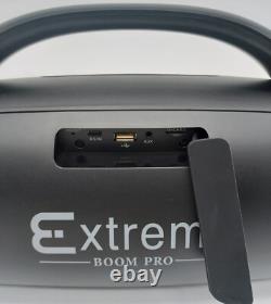 DOSS Extreme Boom Pro Bluetooth Speaker, 100W Stereo Sound, 20h play All Black