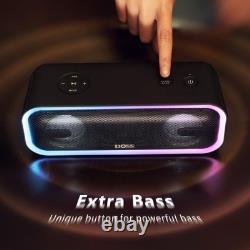 DOSS SoundBox Pro Bluetooth Speaker, 20W Stereo Sound, Active Extra Bass, 20H