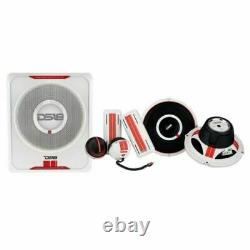 DS18 SQ2 8 6.5 Sound Q 3 Way Component Car Stereo Speaker Sub woofer Kit