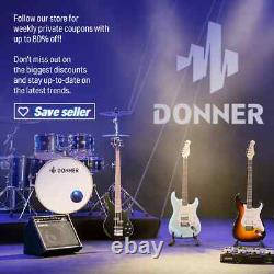 Donner MAMP2 Stereo Audio Amplifier, 600W Peak 2 Channel Receiver with Bluetooth