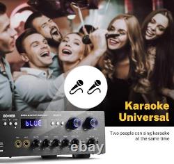 Donner MAMP5 600W 4-Channel Bluetooth HiFi Audio Power Amplifier Receiver Home