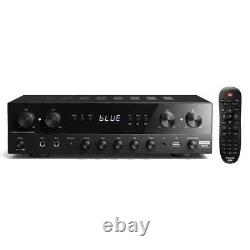 Donner MAMP5 Audio Amplifier 440W Stereo Receiver Home 4 Channel Bluetooth