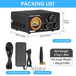 Douk Audio Bluetooth Digital Amplifier HIFI Stereo Audio Amp with PHONO IN 300Wx2