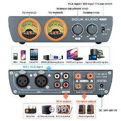 Douk Audio H7PRO TPA3255 Digital Power Amplifier 300W Home Stereo Amp withVU Meter Douk Audio H7PRO TPA3255 Digital Power Amplifier 300W Home Stereo Amp withVU Meter