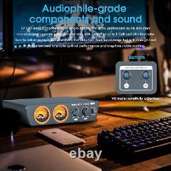 Douk Audio H7PRO TPA3255 Digital Power Amplifier 300W Home Stereo Amp withVU Meter