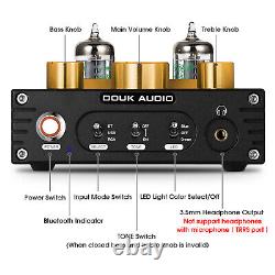 Douk Audio P1 Bluetooth 5.0 Tube Preamp Speaker Receiver USB DAC Headphone Amp