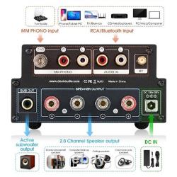 Douk Audio X1 HiFi Bluetooth 5.0 Vacuum Tube Amplifier with Phono Preamp 160W×2