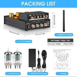 Douk Audio X1 HiFi Bluetooth 5.0 Vacuum Tube Amplifier with Phono Preamp 160W×2