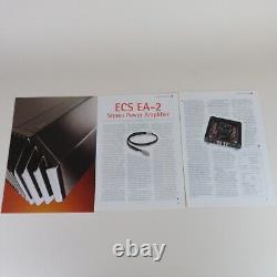 ECS ea-2 stereo power amplifier ideal audio