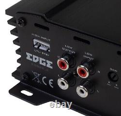 Edge 2 Channel Amplifer 320 Watt Max Car Audio Bass Stereo Speakers Amp