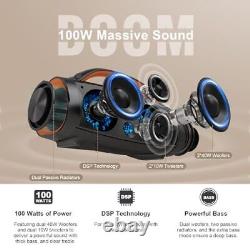 Extreme Boom+ Outdoor Speaker with 100W Stereo Sound, Rich Bass, 20H