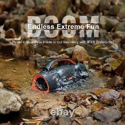 Extreme Boom+ Outdoor Speaker with 100W Stereo Sound, Rich Bass, 20H Playtime, P