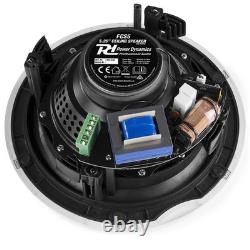 FCS 5 Multiroom Ceiling Speakers Set with 4-Zone Amplifier for Home Audio