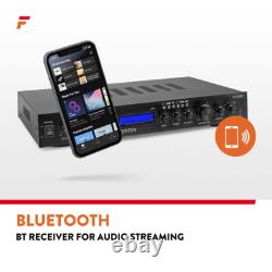 Fenton AV-150BT 5-Channel Home Amplifier Bluetooth Audio System 150W