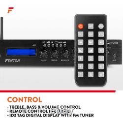 Fenton AV-150BT 5-Channel Home Amplifier Bluetooth Audio System 150W