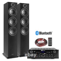 Fenton SHF80B Floor Standing HiFi Speaker System Powerful Sound Performance