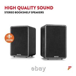 Fenton SHFB65 HiFi Bookshelf Speakers 6.5 200W Passive Stereo Pair
