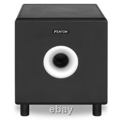 Fenton SHFS08B 8 Inch HiFi Active Subwoofer 200W Powerful Sound for Home