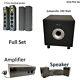Floor Hifi Speakers Tower Columns Home Stereo Audio 600w, Fenton Subwoofer 20